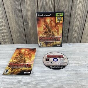 Romance of the Three Kingdoms VII (Sony PlayStation 2, 2002) Tested Working